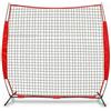 KQFCAZRE Rete Sportiva Portatile Deflettore Rete Allenamento Rete di Rebounder Telaio Metallo Gambe Inclinate Maglia Rettangolare Cuciture Resistenti per, 7 7FT