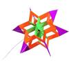MUXZSIZ Grande aquilone 3D Cool per tutte le età. , Verde , 100 cm x 38 cm