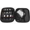 ProWildGear Kit per la pulizia della pistola, kit di pulizia per tubi d'aria da 22, 270, 357, 38, 9 mm, 40, 45, dotato di cavo flessibile in ottone seghettato e nylon flessibile, custodia compatta con cerniera