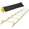 FLCPJGV Scaletta Allenamento Agility per Calcio Velocità, Pieghevole con Borsa, per giardino, 10 pezzi 3.9m con borsa