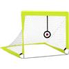 Ronyme Porta da Calcio Portatile Porta da Calcio da Allenamento Rete con Bersagli Design Pieghevole Compatto Tubi in Fibra di Vetro E Tessuto Oxford Adatta