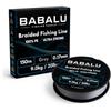 BABALU FISHING Lenza da Pesca Intrecciata a 8 Fili - 150 m - PE Ultra Resistente (017mm)