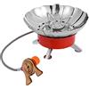 Remingtape Cucina all'aperto, fornello a gas, pentole, fornello a gas con adattatore per , escursionismo, picnic