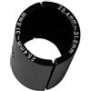 Remingtape MTB, distanziatore per manubrio della bicicletta, riduttore, presa da 25,4 mm a 31,8 mm, adattatore per foro del manubrio, nero