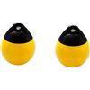 Tuminita 2X Heavy Duty PVC Barca Palla Rotonda Ancora Boa Dock Paraurti Palla Protezione Gonfiabile Marine Ormeggio Boa Giallo