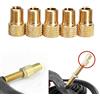 Al Giusto Prezzo 5X Valvola Adattatore Bici Bicicletta Presta Schrader Convertitore Pompa in Ottone per Bici da Corsa e Mountain Bike