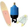 OKUMEYR Adattatore per Pompa Aria SUP in Gomma e Rame Attacco Standard per Gonfiaggio Fino a Psi Consigliato, per Kayak e Tavole da Paddle Blu