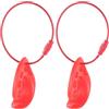 TINEASUR Clip per Disco Rotante 2 Pezzi Porta Dischi Resistente all Usura in Plastico e Metallo Blocco Sicuro e Design Portatile per Uso Outdoor