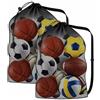 Kinesgsg 2 Pezzi Rete per Palloni, Borsa a Rete Materiale in Poliestere, Retes Porta Palloni Buona Traspirabilità, Borsa per Pallonis con Cordoncino e Tracolla, per Allenamento di Calcio, Basket