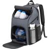 Generic Zaino da bowling - Borsa singola per palline con scomparto per scarpe | Borsa imbottita per palline, in tessuto Oxford, comodo zaino per attrezzatura da bowling, per scarpe, accessori e attrezzi