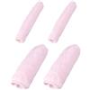 HANABASS Manopole per Bici in Peluche Corto Rosa, Copertura Manubrio Invernale Calda e Facile da Installare, Design Adorabile e Antiscivolo per Protezione Durante Ciclismo