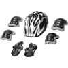 Fruusv Casco e cuscinetti per bambini, attrezzatura di protezione per bambini, casco per bambini, cuscinetti da skateboard, casco regolabile, ginocchiere e gomitiere per bambini, attrezzatura di sicurezza