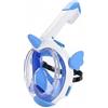 Amagogo Occhiali da Nuoto per Bambini Maschera Copriviso Snorkeling Visore Impermeabile Tubo Estraibile per Respirazione Contatto Morbido in Silicone Chiusura, Dark Blue