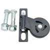 Gralara Fitness Pulley Palestra Accessorio Rack Cavi Rotazione Completa Costruzione in Acciaio Compatibile con Fori da 18mm E 26mm Adatto per Esercizi , 18MM , Double Screw Fix