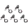 Tuminita 5X E-Bike LED 6V 12V 24V 36V 48V 60V Luce per Bicicletta Anteriore Impermeabile Connettore Impermeabile (2 Pin)