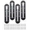 Generic Kayak Track Mount | Con viti 4 Pezzi Basso Profilo Supporto Universale | Supporto per canna da pesca per portabicchieri e accessori per dispositivi Sonar