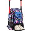Generisch Zaino da baseball, grande e leggero, con scomparto per scarpe | Borsa per mazza da baseball per adolescenti, sport, scuola, giochi, viaggi, esercizi, allenamento, estate, primavera