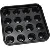 HOMOBABE Vassoio Portapalline da Biliardo Plastica per Tavolo da Biliardo Accessori per Palline da Pool e Snooker Portatile e Resistente