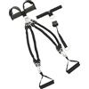 HOMSFOU Corda Elastica Fitness Pedale per Allenamento Muscolare, Resistente in Pte e Schiuma, per Esercizi Bicipiti e Uso Indoor