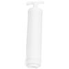 Happyyami Pompa Resistente Bianca in Manuale per Sacchetti e Sottovuoto Pvc, Facile da Usare di Compressione Viaggio e Uso Domestico per Abbigliamento