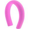 KQFCAZRE Collare di Zavorra Morbido Zavorra da Collo Sagomata Attrezzatura Subacquea per Apneisti, Subacquei, Immersione in Sospensione, Piscina, Rosa Rossa, S