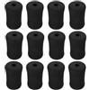 CLISPEED 12 Pezzi Roller Pad in Spugna Nera Diametro Interno 22mm