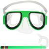DEARMAMY Maschera da Snorkeling con Protezione Completa per Occhi e Respirazione, Lente a Visione Estesa, Materiale Ps e Silicone, per Piscina e Mare