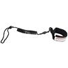 BuyWeek Guinzaglio per Tavola da Surf, Stand Up Paddle Board Guinzagli arrotolati 5mm SUP Leg Leash Longboard Foot Rope(Nero)