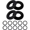 Okiyakusama 4Pcs Drip Rings Kayak Oar Drip Rings per Canoa Canottaggio
