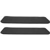 HOMOBABE Tappetino Antiscivolo per Cyclette da Interno 2 Pezzi in PVC e Silicone con Protezione Pavimento e Assorbimento Urti per Allenamento a Casa
