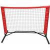 APLVFFZH Rete Pickleball Regolabile Portatile Rete Allenamento Minirete Struttura Leggera Regolazione Altezza Montaggio Semplice con Borsa Adatta per Pratica, Rosso