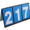 BATHVEVE Tabellone Segnapunti di Basket Portatile in PVC Tre Display Digitali per Punteggio Accurato, per Partite Indoor e Tornei Sportivi