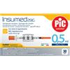Pic - Insumed Siringa Insulina 0.5 Ml 30 G 8 Mm Confezione 30 Pezzi