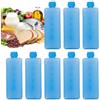 Generico Cold Packs for Cooler - 8-Piece Lightweight Reusable Freezer Packs, Long Lasting Crystal Ice Box Accessories | Efficient Cooling Freeze Blocks For Refrigerator Fan Drink Food Camping Picnic Beach Fish