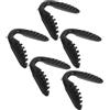 COOLHIYA 5 Pezzi Naselli a Ponte Basso in Pvc e Acciaio Inox per Occhiali Sportivi, Antiscivolo, Facili da Pulire e Installare