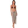 creazioni unique Pareo Donna Mare Lungo 100% Bamboo Made in Italy - Pareo Copricostume da Spiaggia Leggero e Traspirante con Fermapareo in Legno