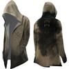 Vhersily 2025 Giacca Invernale Uomo Guerriero Vichingo Calda Nordica con Cappuccio Fenrir Cappotto Finta Cashmere Mantello Medievale Drago Corvo Rune Stile Urbano Y2K Hip Hop Invernali Antivento