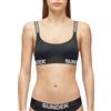 SUNDEK Lucrecia, Top a Balconcino con Elastico da Donna (Solo Reggiseno) (IT, Testo, S, Regular, Regular, Nero)