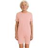RUNQHUI Tuta Pigiama Sanitario Adulto Donna Uomo Tutina Cura Cerniera Posteriore Anziani Alzheimer, Rosa, S