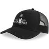 Maikomanija Hawaii Laniakea Beach Oahu Coordinate Surf Cotone Trucker Cap Visiera Curva Cappello Netback Maglia Traspirante Sport Top
