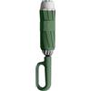 Povanjer Ombrello con fibbia ad anello - Ombrello tascabile con apertura automatica, robusto ombrello con striscia di sicurezza riflettente, ombrello da viaggio antivento, ombrello pieghevole portatile per