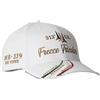 Aeronautica Militare Cappello Uomo HA1205 Ricamato 313° Gruppo Frecce Tricolori (IT, Testo, Taglia Unica, Bianco)