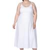 Tycoonest Camicia da notte da donna senza maniche, abbigliamento da notte taglie forti, camicia da notte loungewear in jersey morbido e comodo abbigliamento estivo