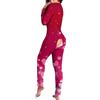 Vhersily Pigiama Donna Sexy Hot per Sesso Aperto Cotone Invernale Pigiama Intero Caldo Lovable Pile Manica Lunga Lingerie Curvy Felpato Nightwear 2026 Regalo Capodanno San Valentino per Notte di Nozze