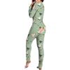 Vhersily Pigiama Donna Sexy Hot per Sesso Aperto Cotone Invernale Pigiama Intero Caldo Lovable Pile Manica Lunga Lingerie Curvy Felpato Nightwear 2026 Regalo Capodanno San Valentino per Notte di Nozze