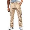 Vhersily Pantaloni Cargo da Uomo Foderati in Pile, Tattici Multitasche Durevoli Invernali Caldi Lavoro Elasticizzati Laterali Tasconati Pantalone Outdoor Trekking Utility Militare, Streetwear