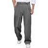 Vhersily Pantalone Uomo Baggy Lungo Tinta Unita Wide Leg Elastico sul Retro Fianchi Bottone Allungato Elegante con Tasche Pants, Running Fitness Autunno Invernali Elasticizzati A Vita Alta, Streetwear