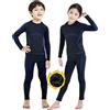 NOOYME Intimo Termico Bambino Biancheria Intima Termica Bambina Pantaloni e Maglia Termica Traspirante Asciugatura Rapida per Sci Corsa Calcio
