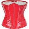 Vhersily Corsetto Da Donna In Pelle Pu, Corpetto Intero Lucido, Con Chiusura Lampo E Lacci, Per Feste Di Carnevale, Sottoseno, Adattamento, Yoga, Sonno, Adatto Rinascimentale Medievale, Per Halloween