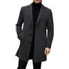 Vhersily Cappotto Uomo Invernale Class Sartoriale Elegante Giaccone Soprabito Collo Coreana Di Lana Slim Fit Comfort Eleganti Invernali Antivento Giacce per Viaggi Business e Matrimoni, Mezze Stagioni